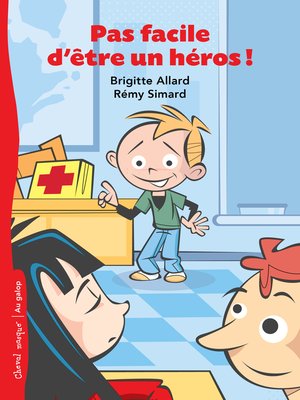 cover image of Pas facile d'être un héros!